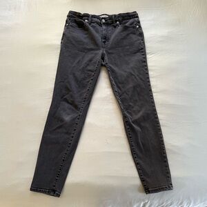 Madewell Women's Charcoal Skinny Jeans